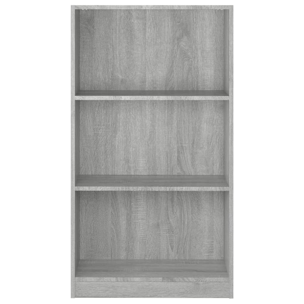 vidaXL Boekenkast 60x24x109 cm bewerkt hout grijs sonoma eikenkleurig