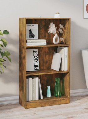 vidaXL Boekenkast 60x24x109 cm bewerkt hout gerookt eikenkleurig