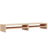 VidaXL Monitorstandaard 100x24x13 cm massief grenenhout
