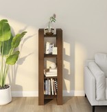 vidaXL Boekenkast/kamerscherm 41x35x125 cm massief hout honingbruin