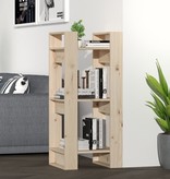 vidaXL Boekenkast/kamerscherm 41x35x91 cm massief grenenhout