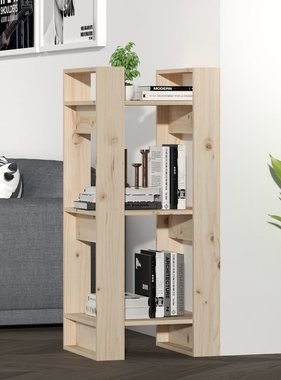 vidaXL Boekenkast/kamerscherm 41x35x91 cm massief grenenhout