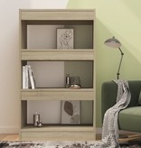 vidaXL Boekenkast/kamerscherm 60x30x103 cm spaanplaat sonoma eiken