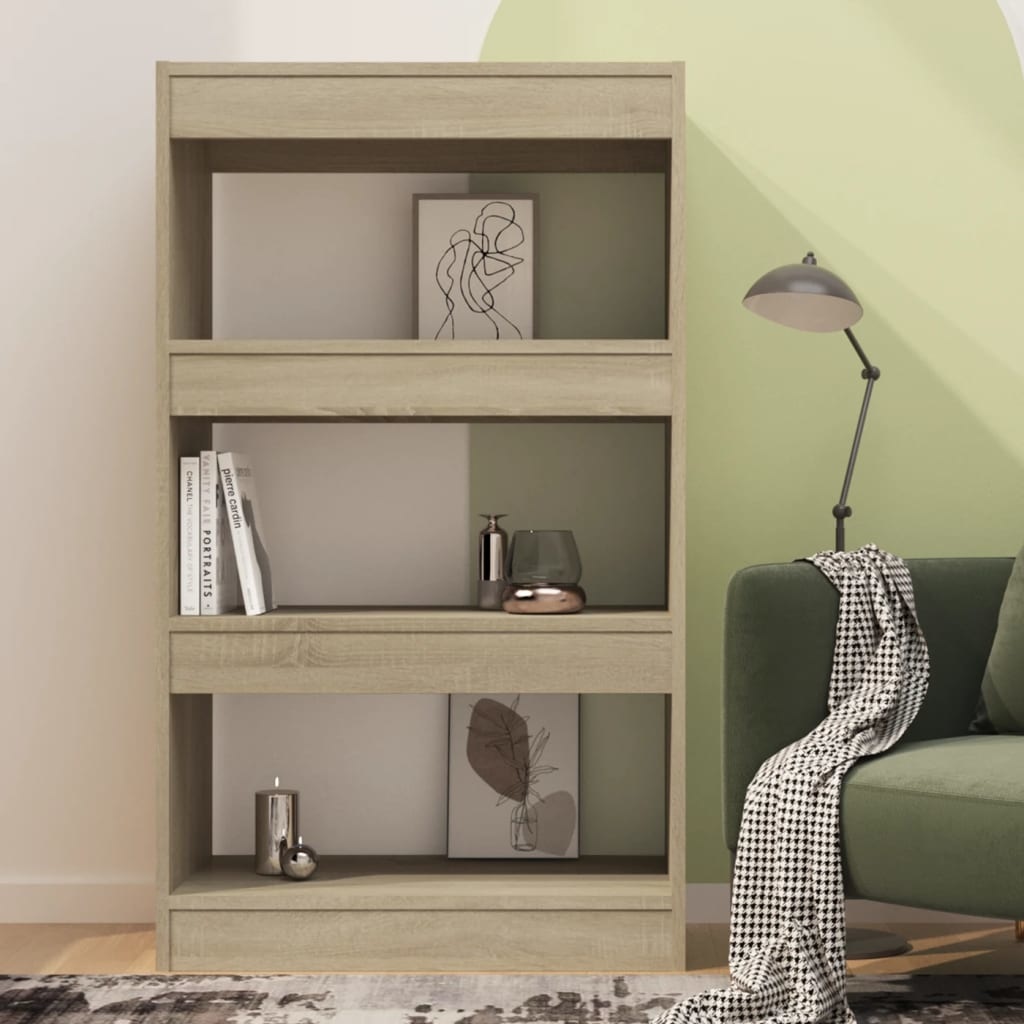 vidaXL Boekenkast/kamerscherm 60x30x103 cm spaanplaat sonoma eiken