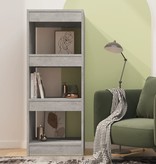 vidaXL Boekenkast/kamerscherm 40x30x103 cm spaanplaat betongrijs