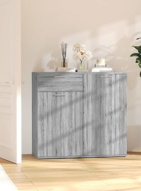 VidaXL Dressoir 80x36x75 cm bewerkt hout grijs sonoma eikenkleurig