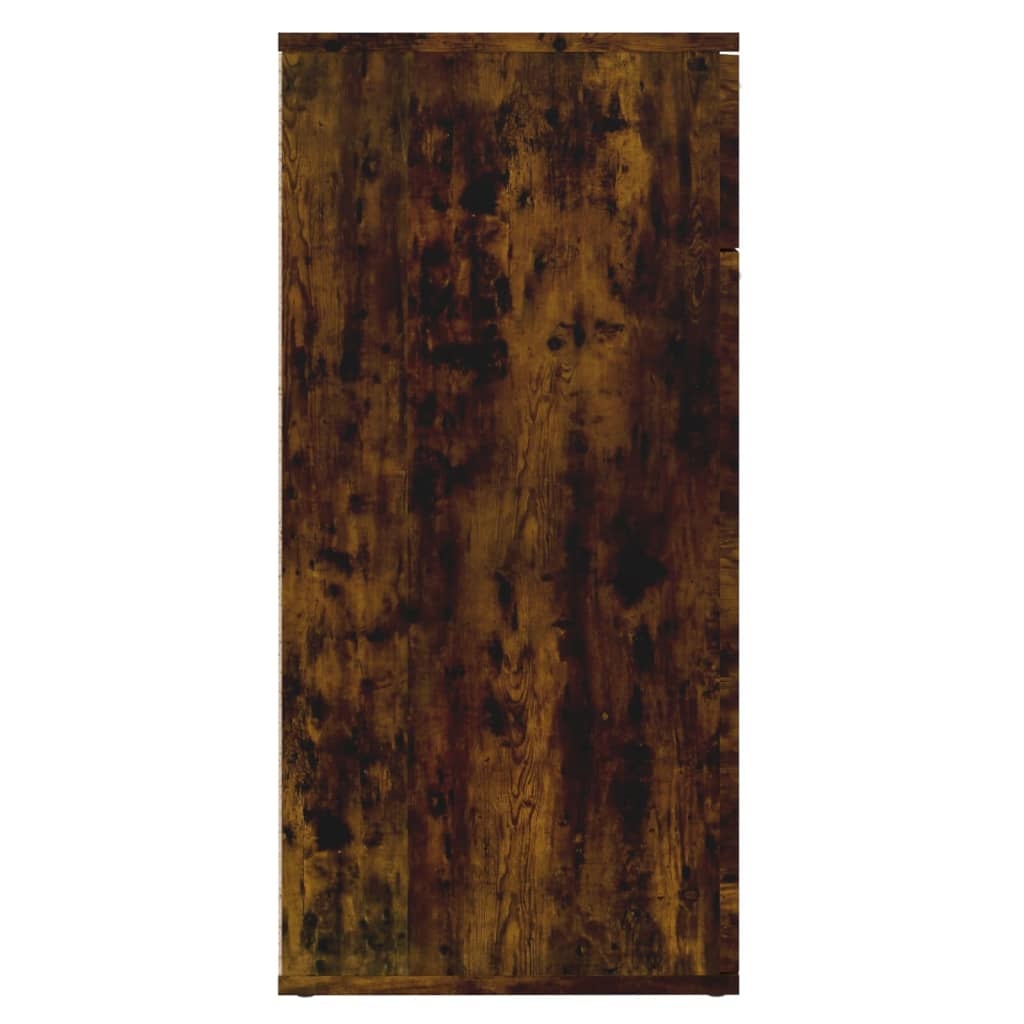 VidaXL Dressoir 80x36x75 cm bewerkt hout gerookt eikenkleurig