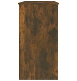 VidaXL Bureau 80x40x75 cm bewerkt hout gerookt eikenkleurig
