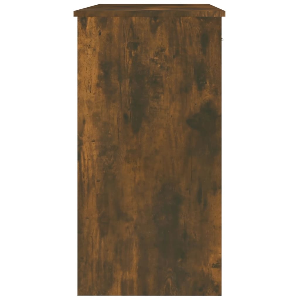 VidaXL Bureau 80x40x75 cm bewerkt hout gerookt eikenkleurig