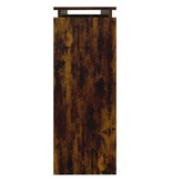VidaXL Wandtafel 102x30x80 cm bewerkt hout gerookt eikenkleurig