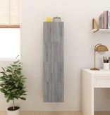 VidaXL Tv-wandmeubelen 4 st 30,5x30x30 cm grijs sonoma eikenkleurig