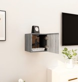 VidaXL Tv-wandmeubel 30,5x30x30 cm grijs sonoma eikenkleurig