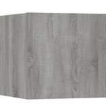 VidaXL Tv-wandmeubel 30,5x30x30 cm grijs sonoma eikenkleurig
