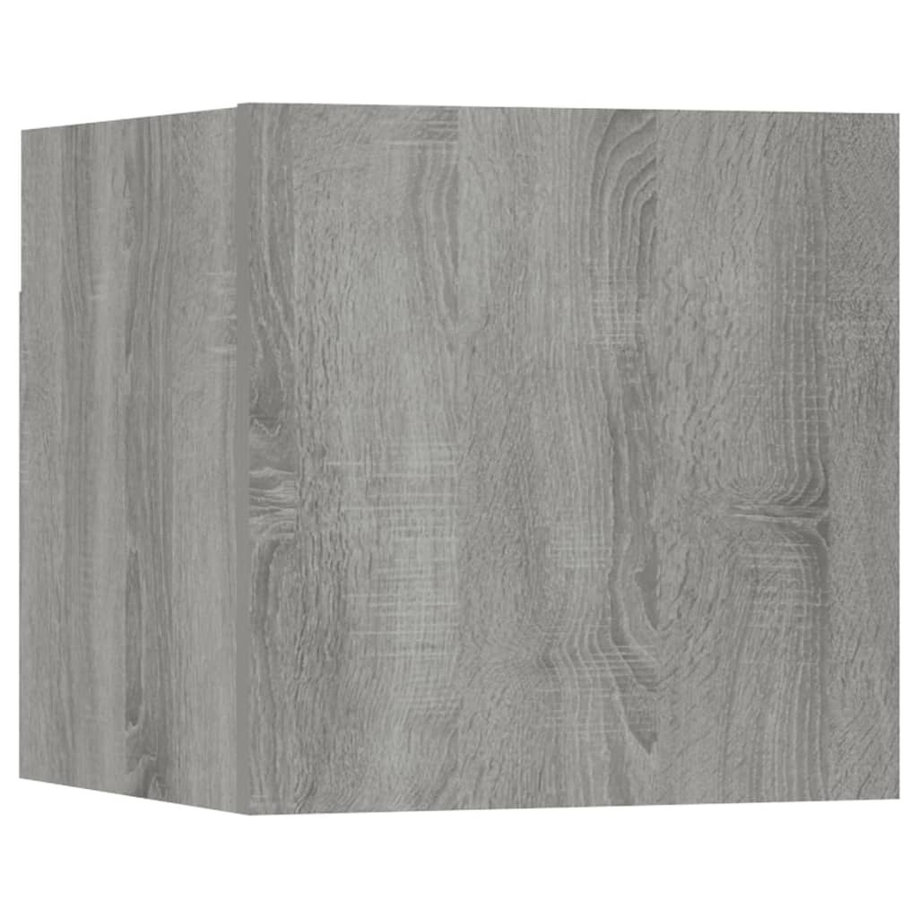 VidaXL Tv-wandmeubel 30,5x30x30 cm grijs sonoma eikenkleurig
