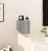 VidaXL Tv-wandmeubel 30,5x30x30 cm grijs sonoma eikenkleurig
