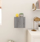 VidaXL Tv-wandmeubel 30,5x30x30 cm grijs sonoma eikenkleurig