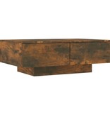 VidaXL Salontafel 90x60x31 cm bewerkt hout gerookt eikenkleurig