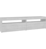 VidaXL Tv-meubelen met LED-verlichting 2 st 75x35x40 cm grijs sonoma