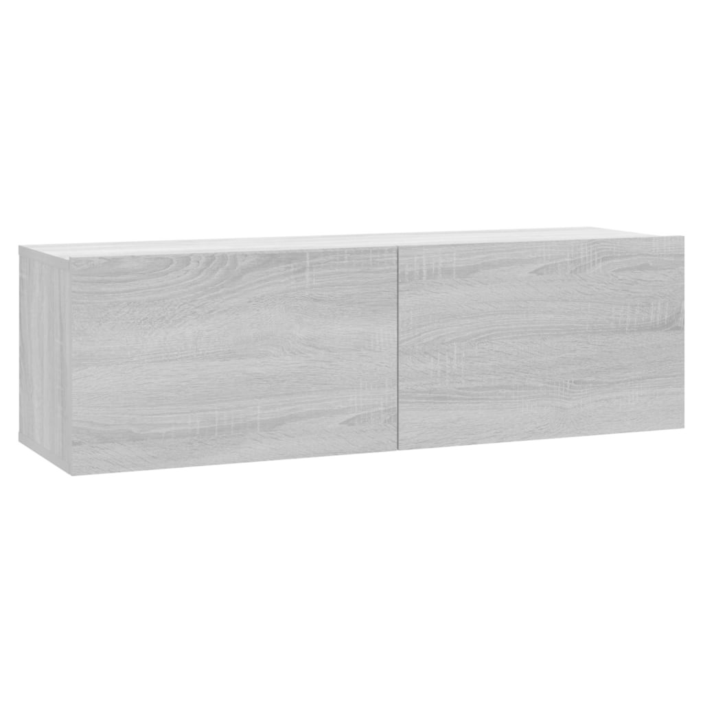 VidaXL Tv-wandmeubel 100x30x30 cm bewerkt hout grijs sonoma eikenkleur
