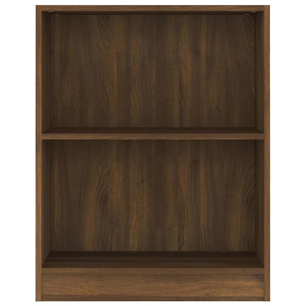 vidaXL Boekenkast 60x24x74,5 cm bewerkt hout bruineikenkleurig