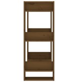 VidaXL Boekenkast/kamerscherm 60x35x91 cm massief hout honingbruin
