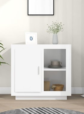 VidaXL Dressoir 80x40x75 cm wit