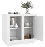 VidaXL Dressoir 80x40x75 cm wit