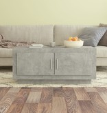 VidaXL Salontafel 102x50x45 cm bewerkt hout betongrijs