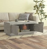 VidaXL Salontafel 102x50x45 cm bewerkt hout betongrijs