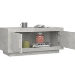 VidaXL Salontafel 102x50x45 cm bewerkt hout betongrijs