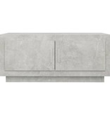 VidaXL Salontafel 102x50x45 cm bewerkt hout betongrijs