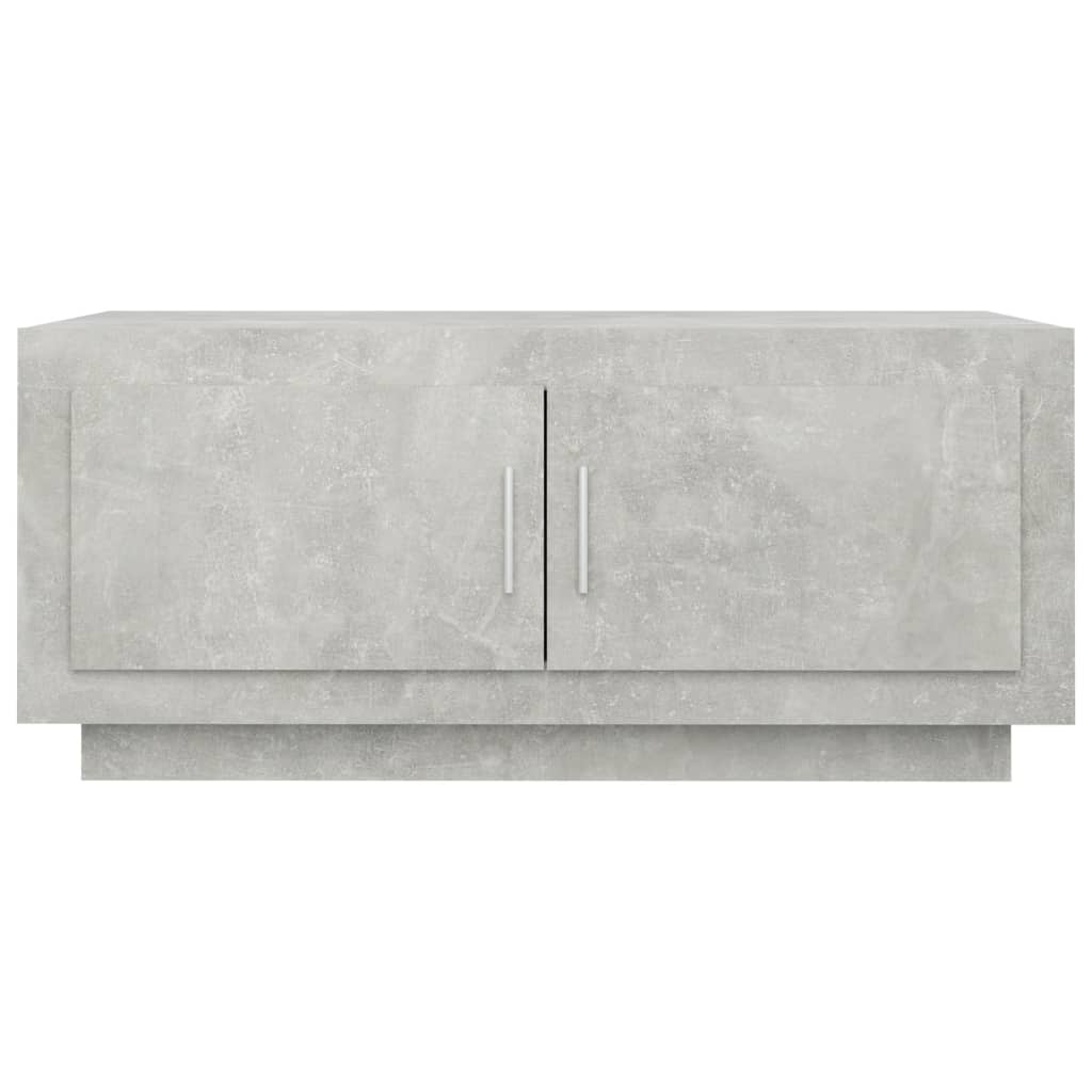 VidaXL Salontafel 102x50x45 cm bewerkt hout betongrijs