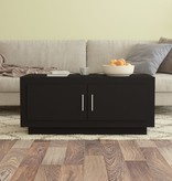 VidaXL Salontafel 102x50x45 cm bewerkt hout zwart