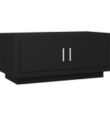 VidaXL Salontafel 102x50x45 cm bewerkt hout zwart