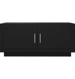 VidaXL Salontafel 102x50x45 cm bewerkt hout zwart