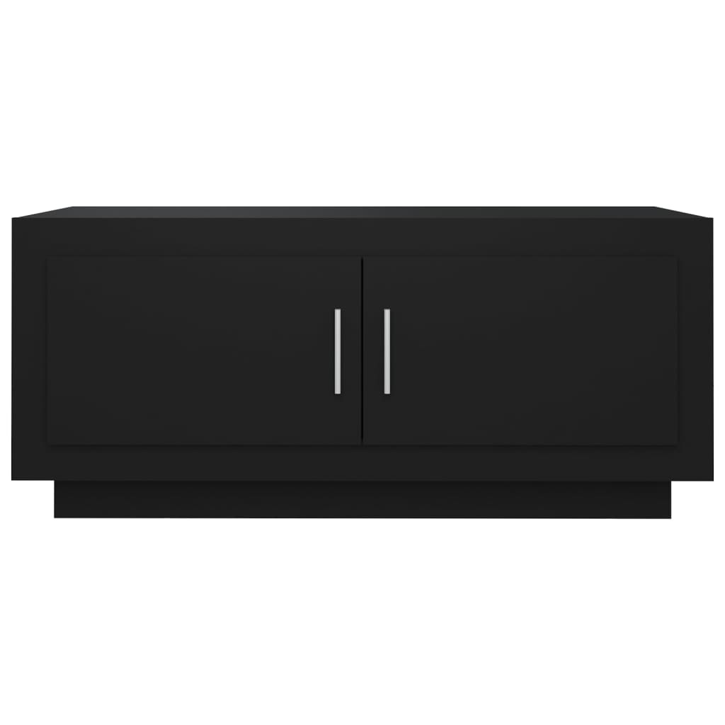 VidaXL Salontafel 102x50x45 cm bewerkt hout zwart