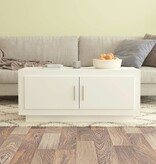VidaXL Salontafel 102x50x45 cm bewerkt hout wit