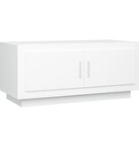 VidaXL Salontafel 102x50x45 cm bewerkt hout wit