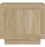 VidaXL Salontafel 51x50x45 cm bewerkt hout sonoma eikenkleurig