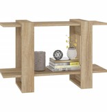 vidaXL Boekenkast/kamerscherm 80x30x51 cm sonoma eikenkleurig