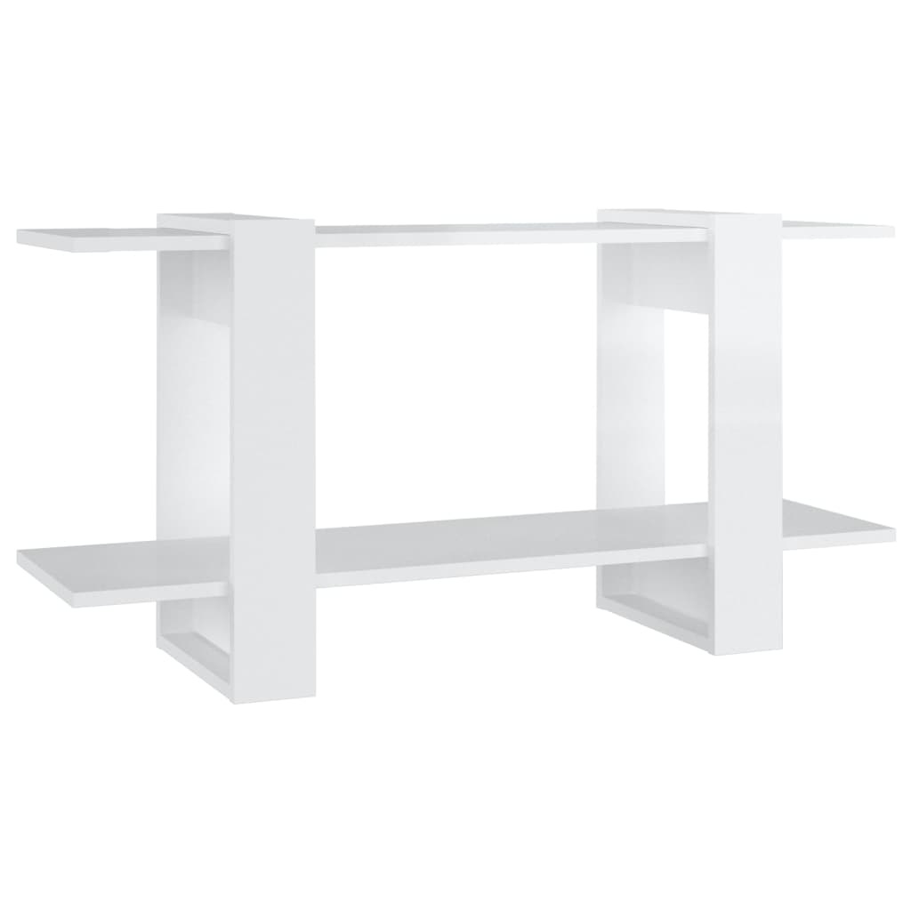 VidaXL Boekenkast 100x30x51 cm bewerkt hout hoogglans wit