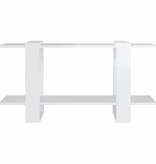 VidaXL Boekenkast 100x30x51 cm bewerkt hout hoogglans wit