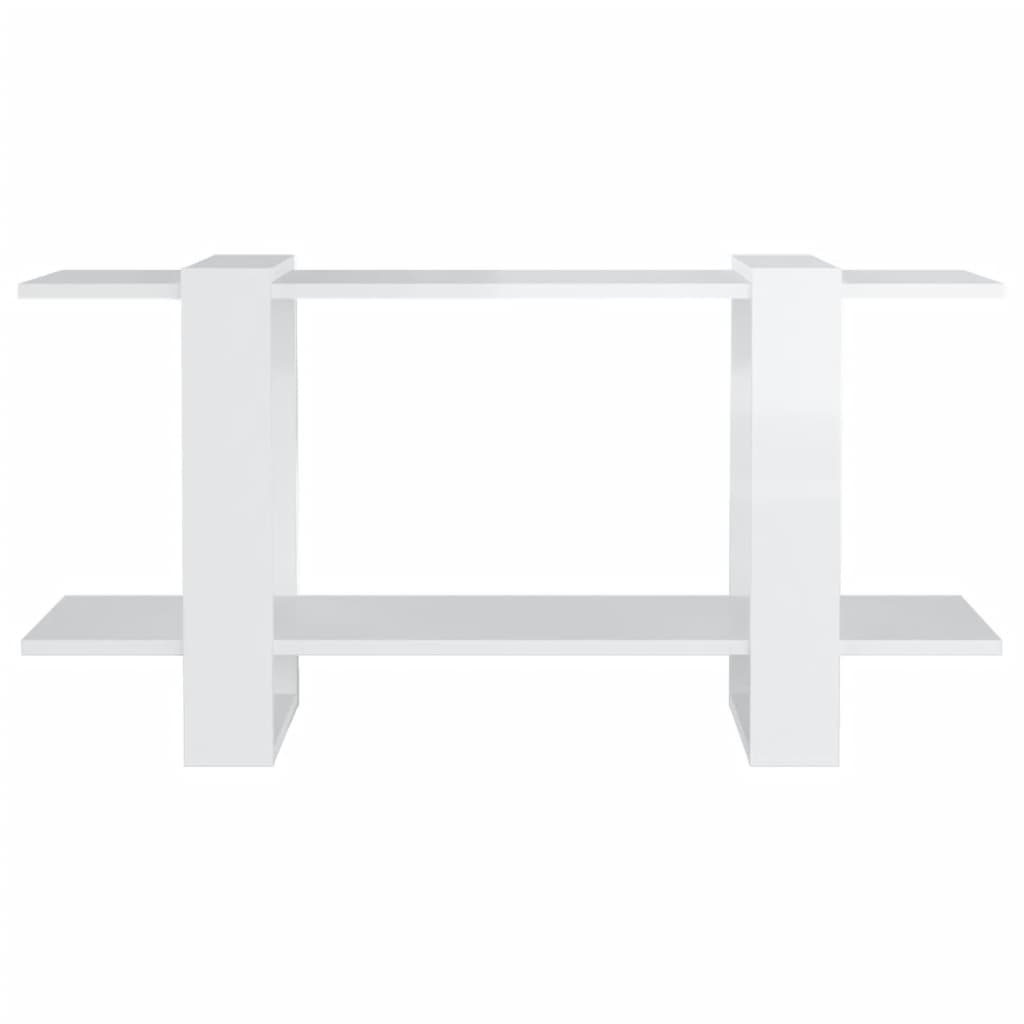 VidaXL Boekenkast 100x30x51 cm bewerkt hout hoogglans wit