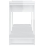 VidaXL Boekenkast 100x30x51 cm bewerkt hout hoogglans wit