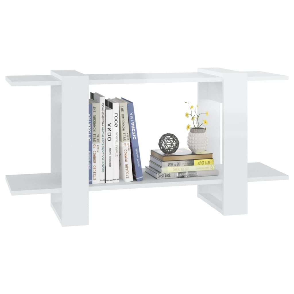 VidaXL Boekenkast 100x30x51 cm bewerkt hout hoogglans wit