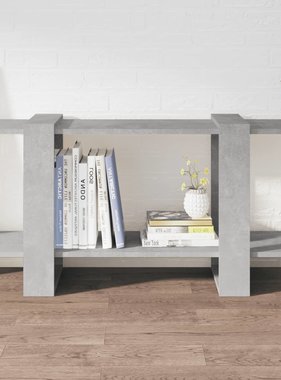 vidaXL Boekenkast 100x30x51 cm bewerkt hout betongrijs