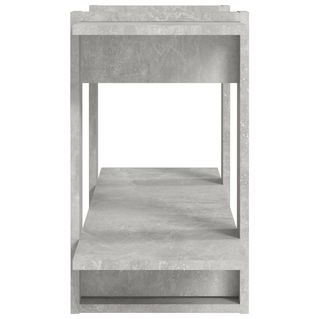 VidaXL Boekenkast 100x30x51 cm bewerkt hout betongrijs