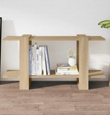 vidaXL Boekenkast 100x30x51 cm bewerkt hout sonoma eikenkleurig