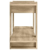 vidaXL Boekenkast 100x30x51 cm bewerkt hout sonoma eikenkleurig