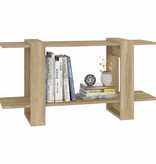 vidaXL Boekenkast 100x30x51 cm bewerkt hout sonoma eikenkleurig